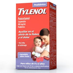 Tylenol Pediátrico (Paracetamol) 120ml – Sabor a Frutas