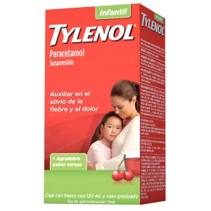 Tylenol Infantil (Paracetamol) 120ml – Sabor Cereza
