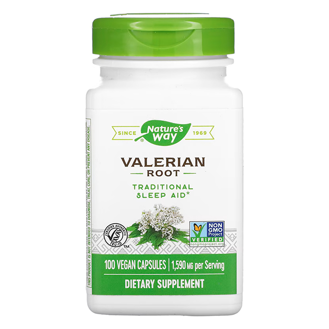 Raíz de Valeriana Natures Way 100 Capsulas Veganas - Imagen 2