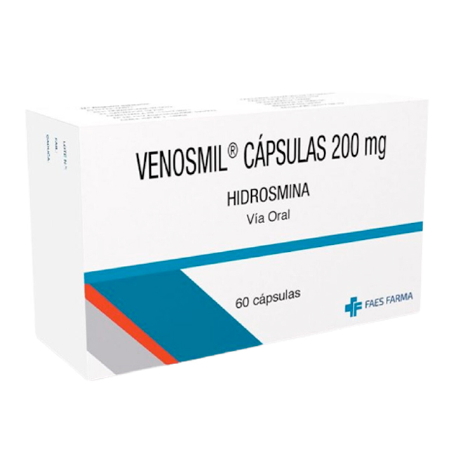 Venosmil 60 Cápsulas Hidrosmina 200 mg - Imagen 2