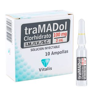 Tramadol Clorhidrato 100mg/2mL Solución Inyectable Vitalis