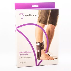 Inmovilizador de Tobillo Wellbrace PTM – Férula para Esguinces y Lesiones Ligamentarias (Tobillera)