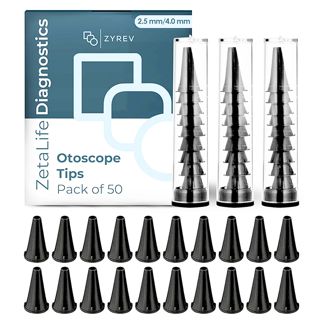 Zyrev ZetaLife Fundas Desechables para Otoscopio Compatibles con Adultos y Niños - Imagen 2