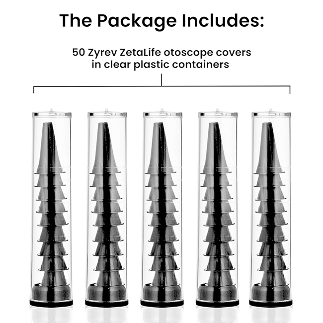 Zyrev ZetaLife Fundas Desechables para Otoscopio Compatibles con Adultos y Niños - Imagen 5