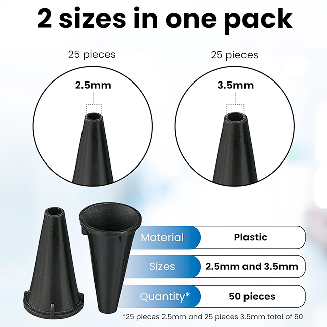 Zyrev ZetaLife Fundas Desechables para Otoscopio Compatibles con Adultos y Niños - Imagen 6