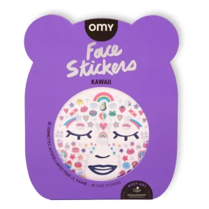 Pegatinas de cara Kawai - Omy
