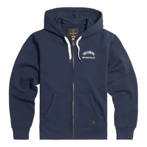 Triumph Sudadera con capucha Dolan con cremallera completa azul