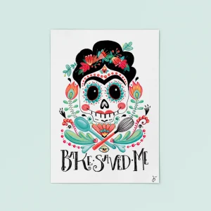 Lámina ilustrada por Juanita Pinta - Bake saved me