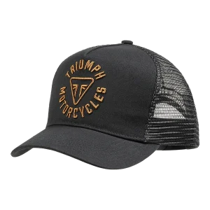 Triumph Gorra Trucker Bordada Negro