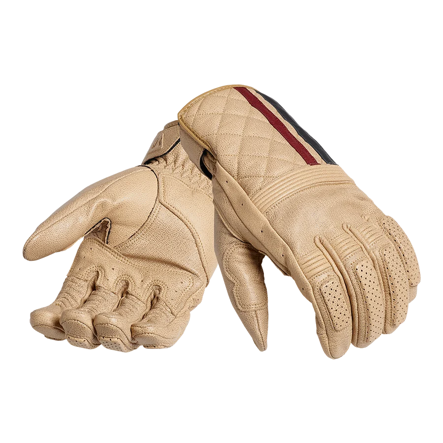 Guantes de Cuero Triumph Sulby Beige - Imagen 2