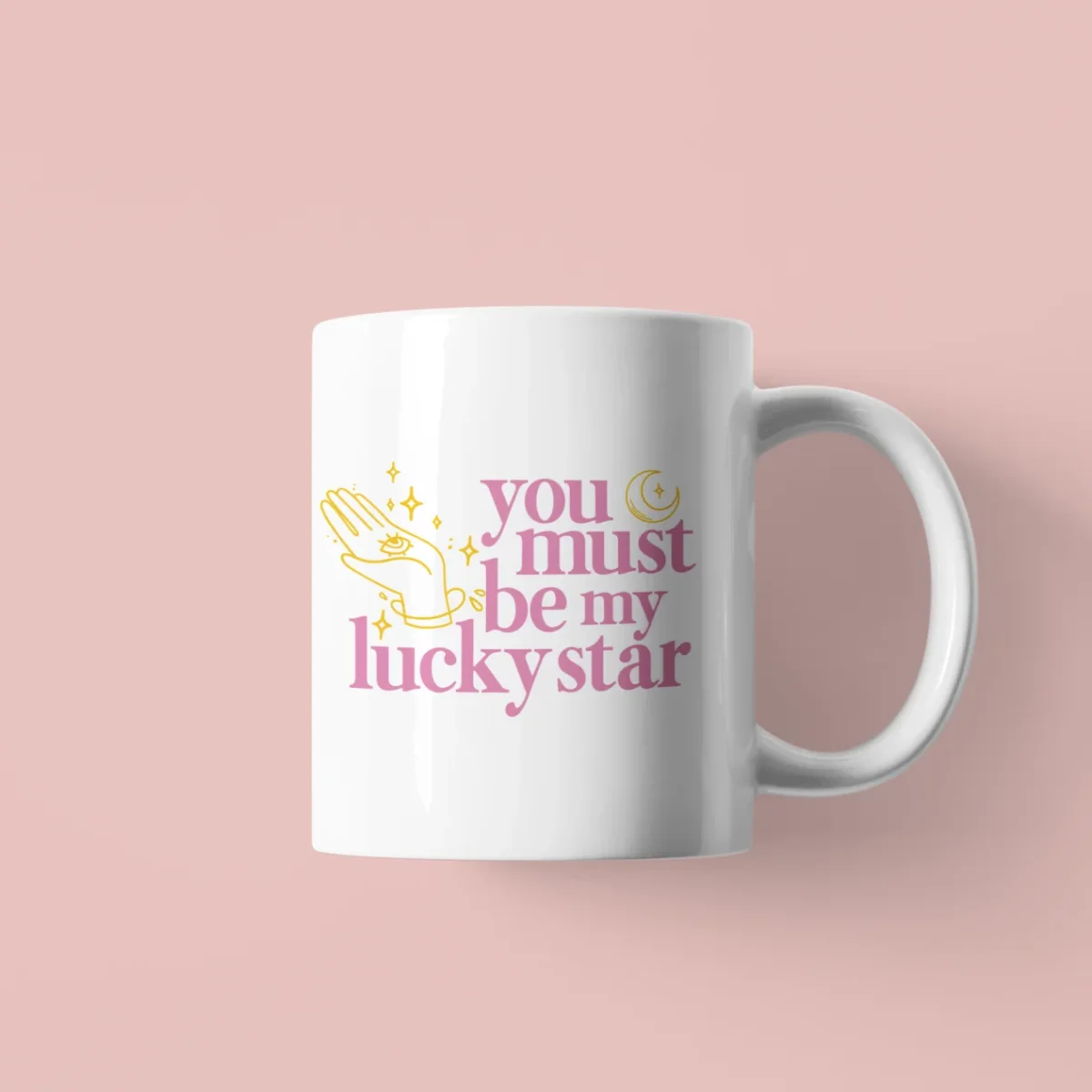 Taza - You must be my lucky star Rosa