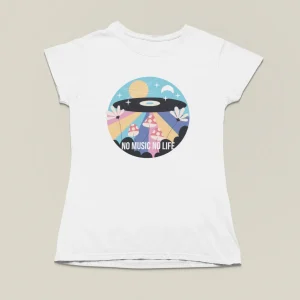 Camiseta de mujer - No music, no life