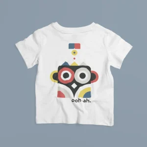 Camiseta de niños - Mono geométrico