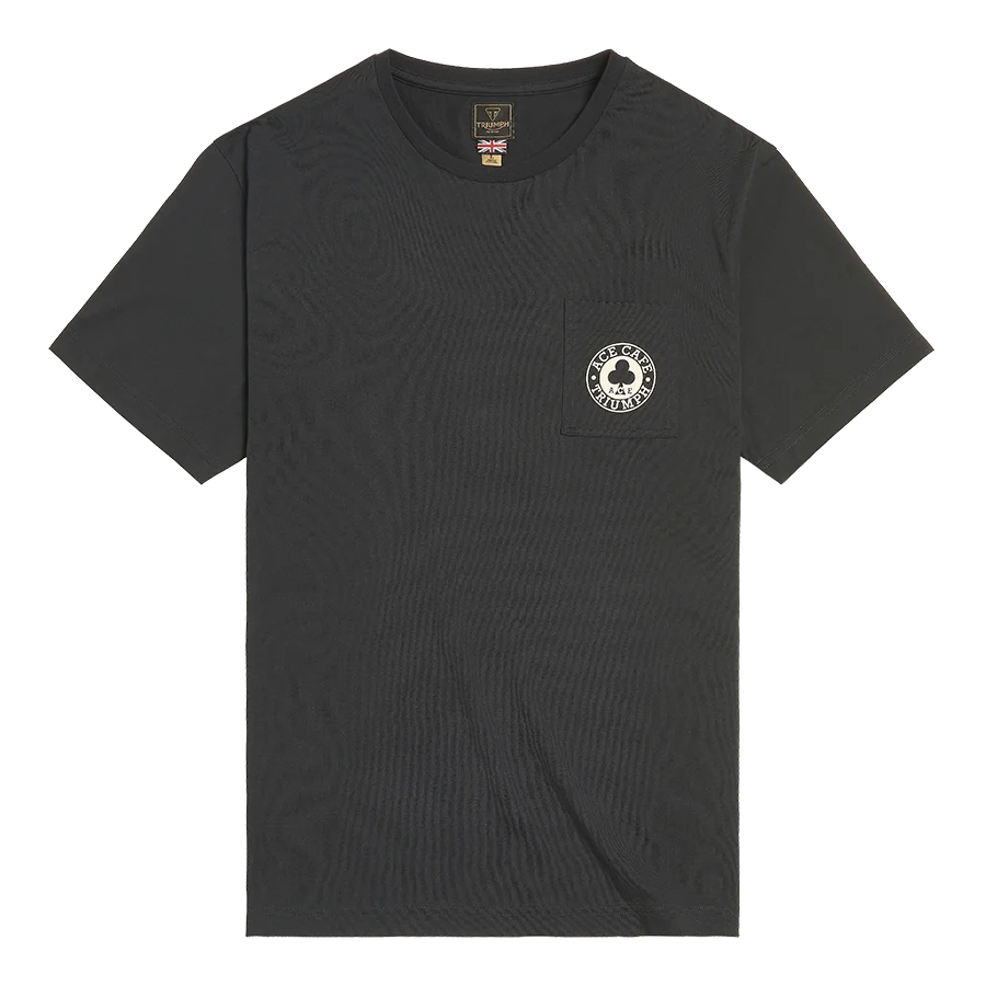 Triumph Camiseta con bolsillo Ace Cafe Negra - Imagen 5