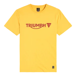 Camiseta Triumph Cartmel Logo dorada