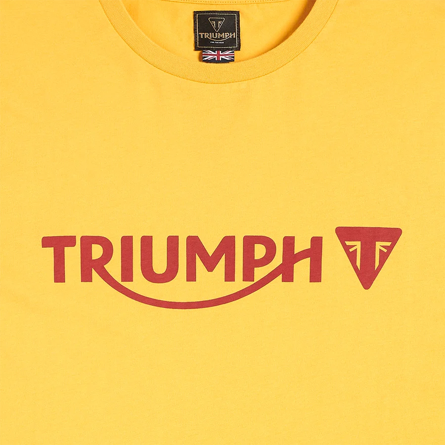 Camiseta Triumph Cartmel Logo dorada - Imagen 4
