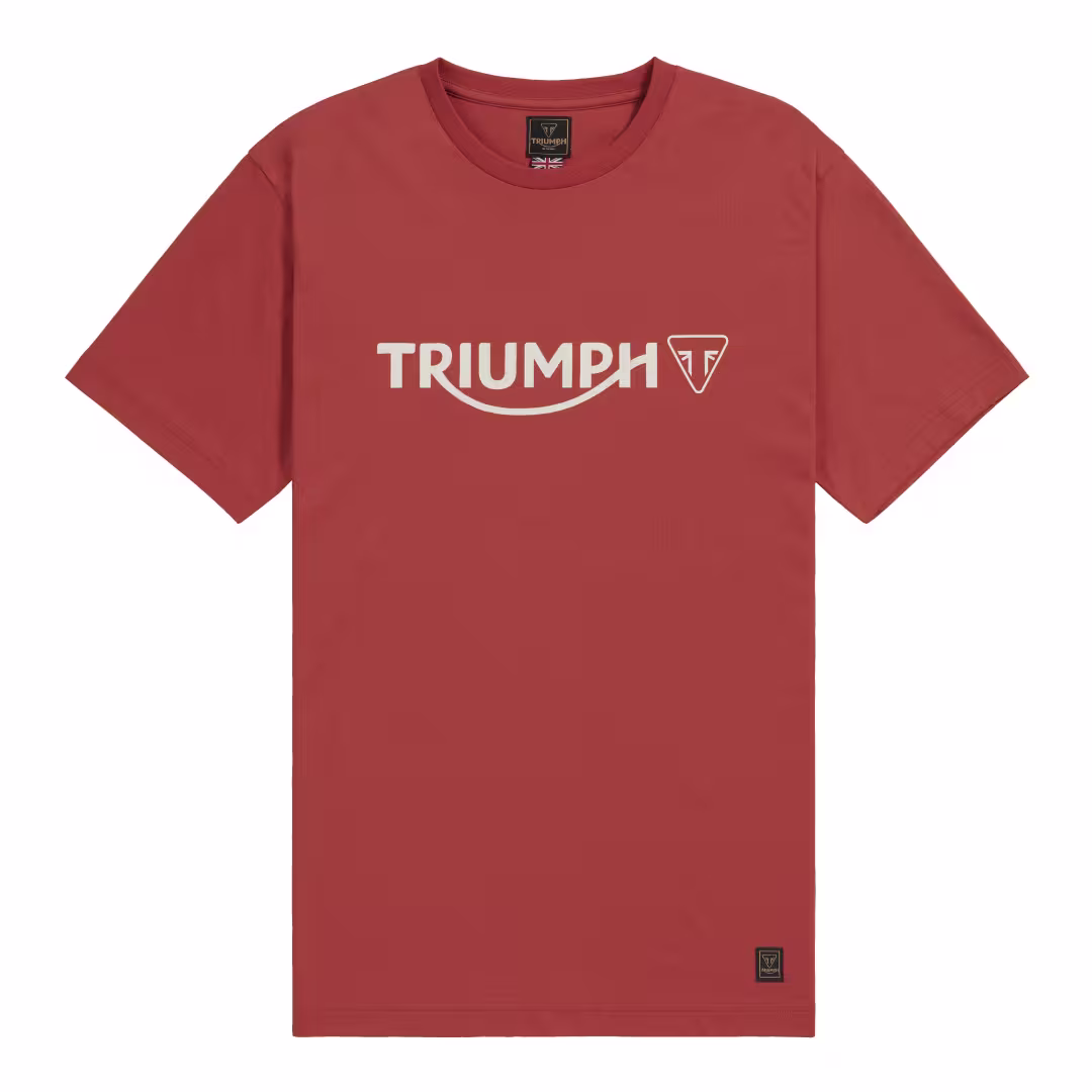 Triumph Camiseta Logo Cartmel Rust