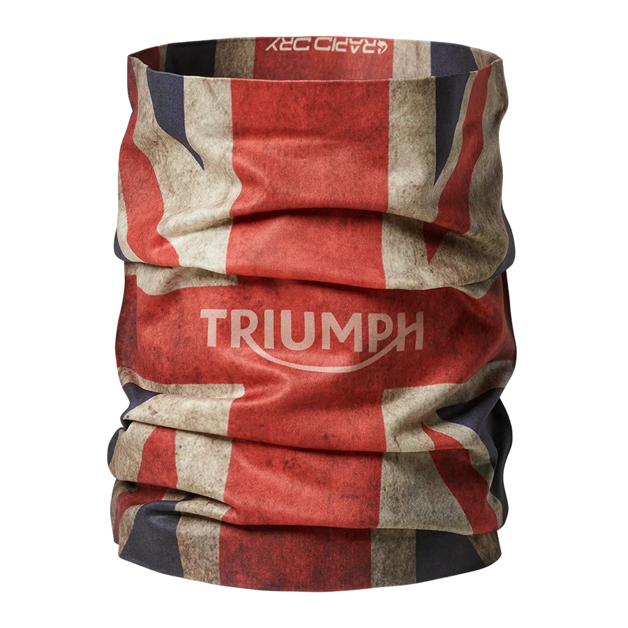 Triumph Braga de cuello Union Jack de secado rápido sin costuras