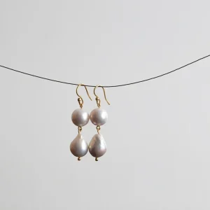 PENDIENTES CON PERLAS