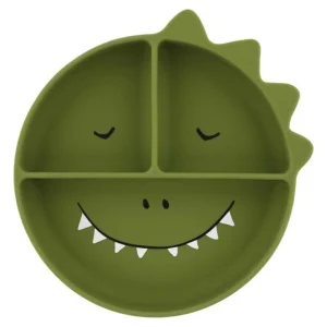 Plato con ventosa y divisiones Dino - Trixie