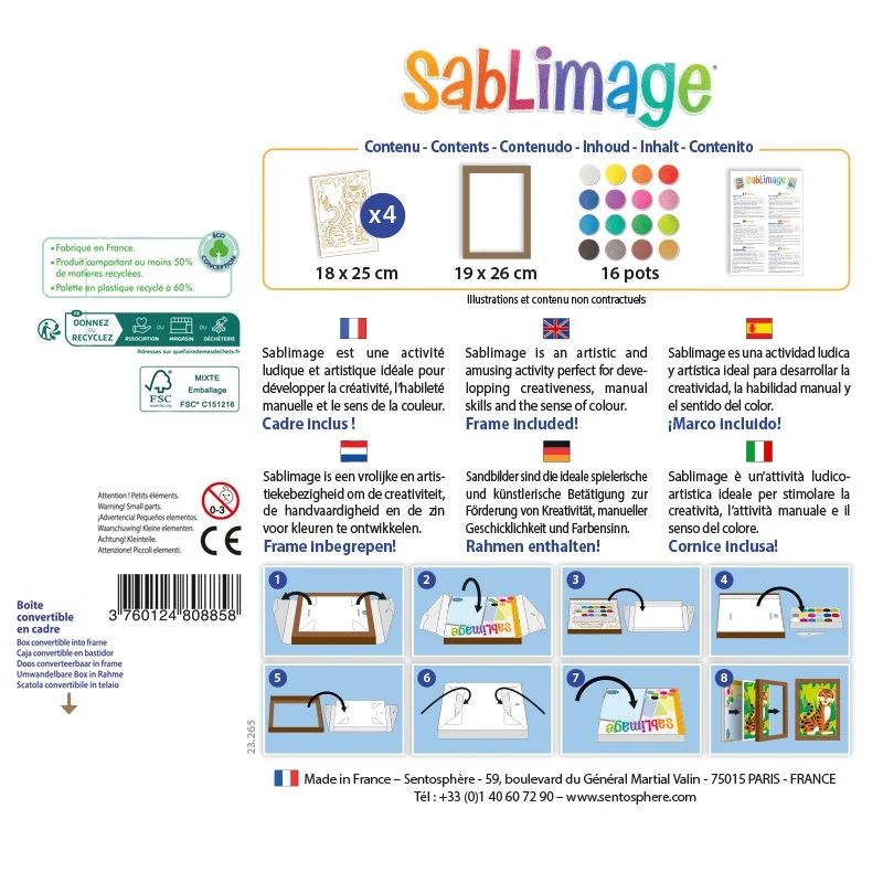 Sablimage Animales del bosque - Sentosphère - Imagen 6