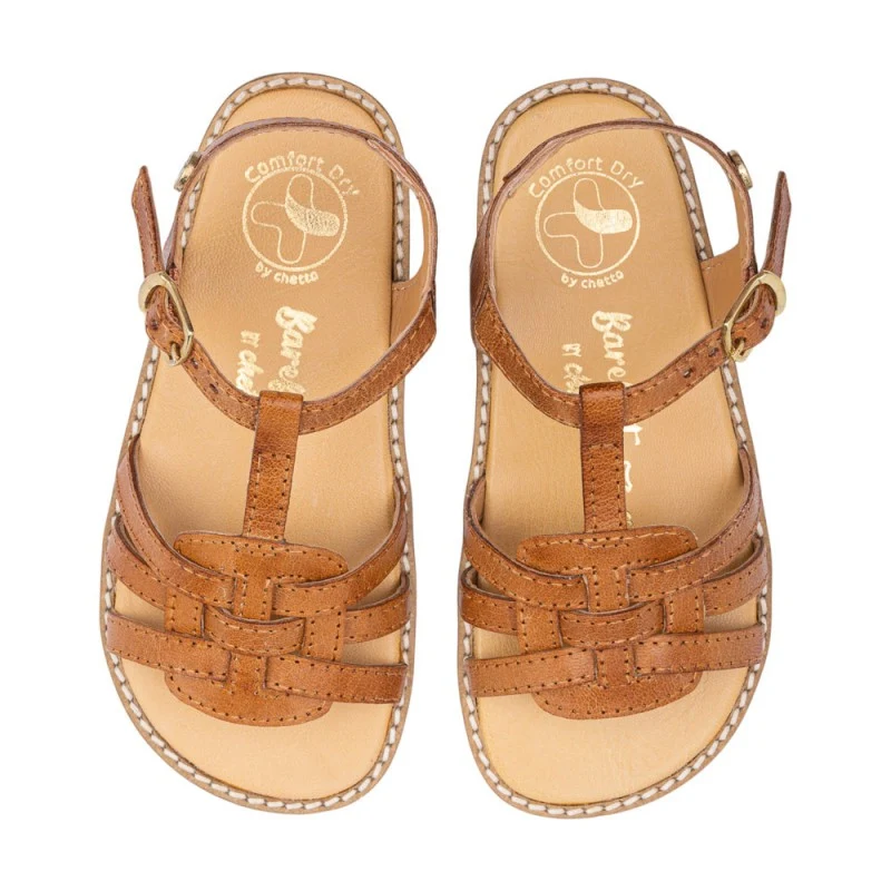 Sandalia piel barefoot cuero – Chetto - Imagen 3