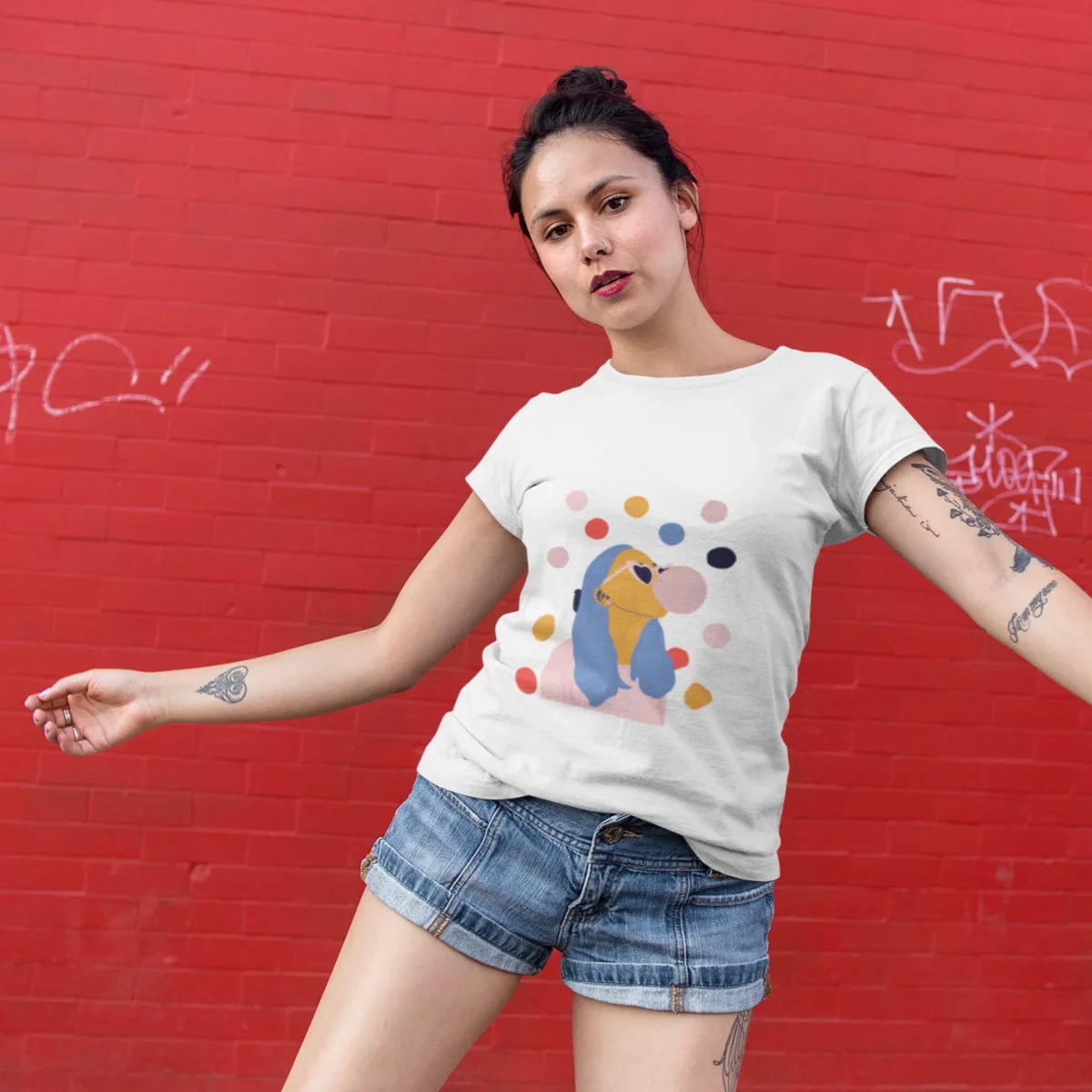 Camiseta de mujer - Bubble gum - Imagen 3