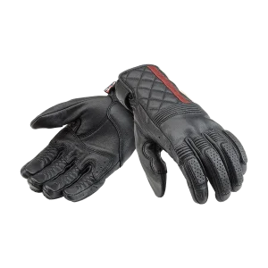Guantes de cuero Triumph Sulby Negro