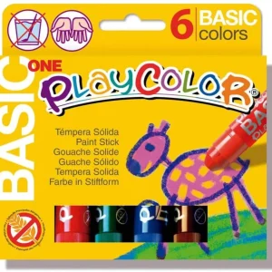 Témpera sólida - 6 colores surtidos