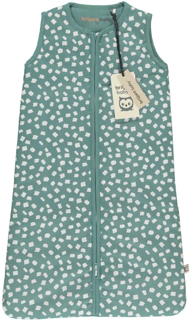 Saco de dormir para bebé 100% algodón Flocks Artic Verde - Briljant Baby (Países Bajos) - Imagen 4